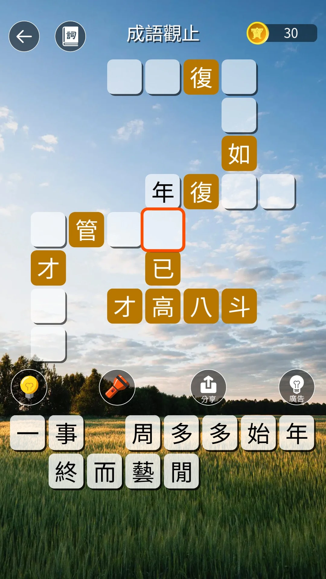 成語觀止：詞語接龍填字闖關學語文 screenshot